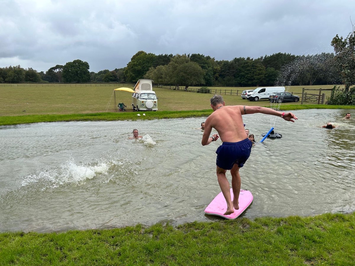 Bodyboarding across the pond